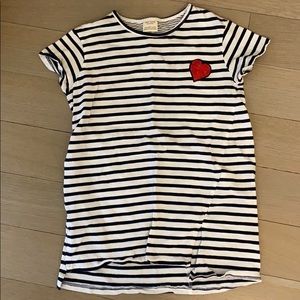Zara shirt with sequence heart